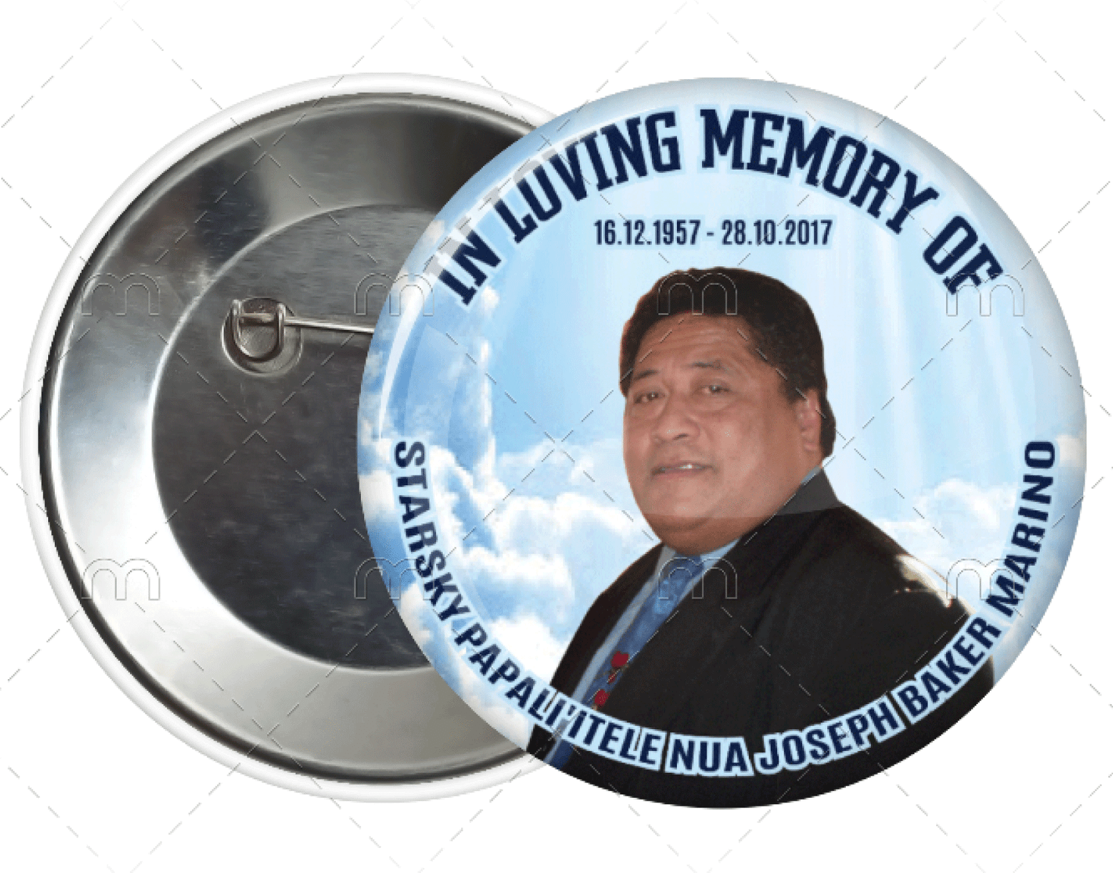 Memorial Button Badge Design (3)
