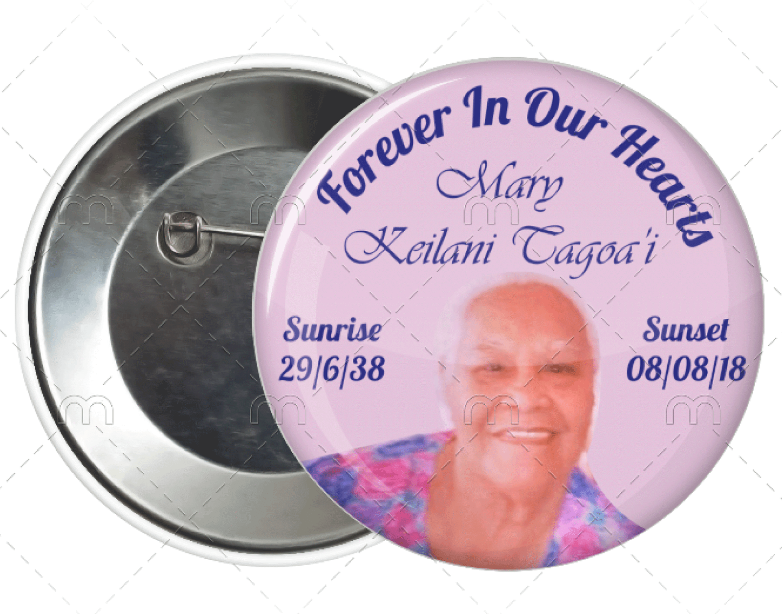 Memorial Button Badge Design (4)