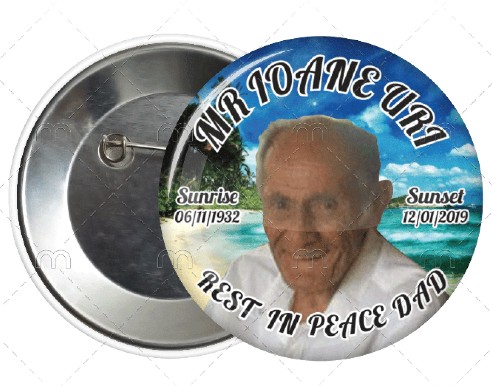 Memorial Button Badge Design (6)