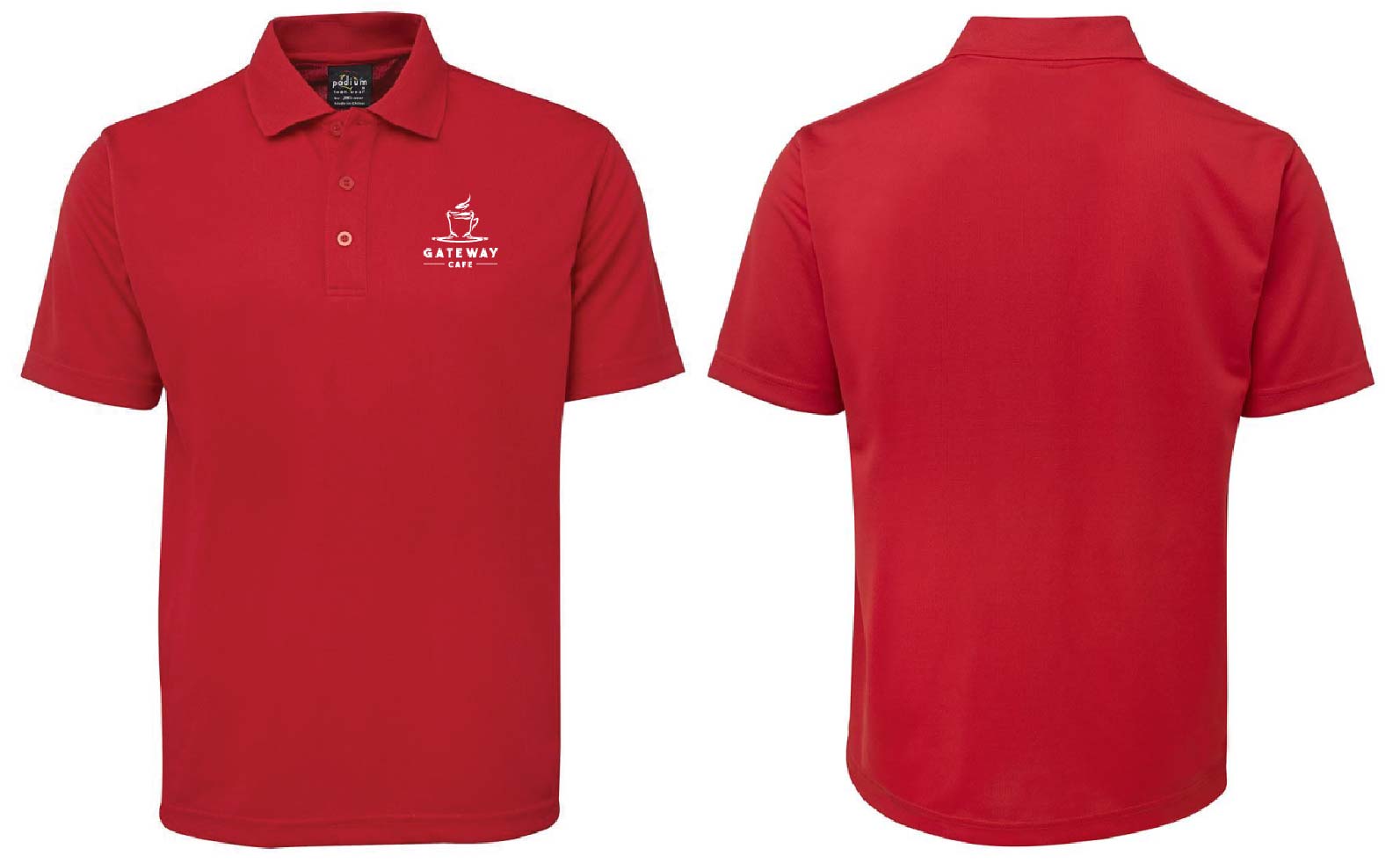 custom printed polo shirts