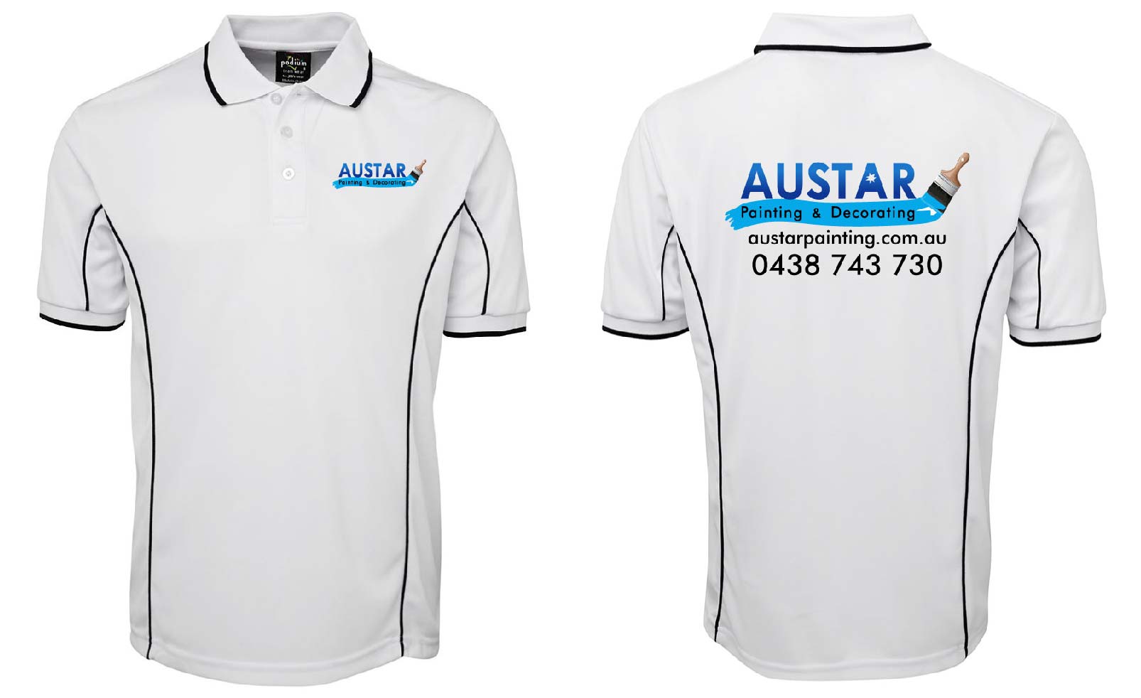 Custom Printed Polo Shirts Affordable and Fast Printing as low as $16!