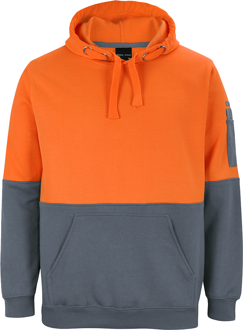 Hi Vis Pull Over Hoodie