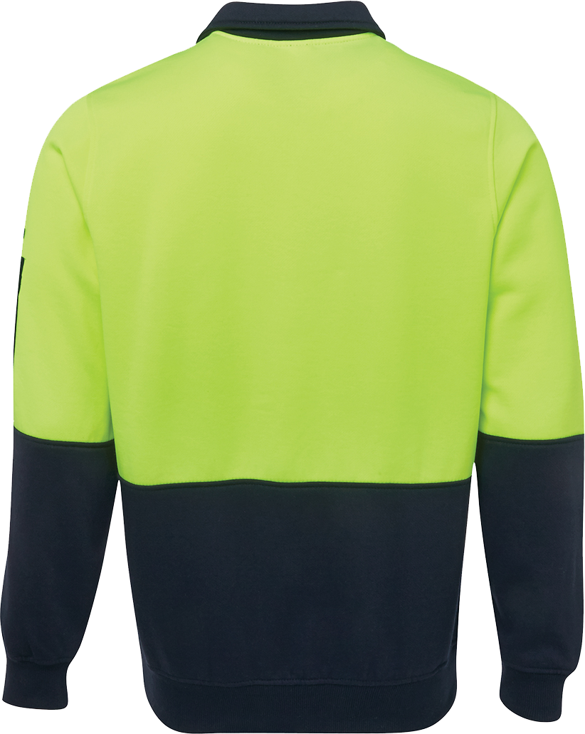 Hi Vis 1/2 Zip Fleecy Sweat